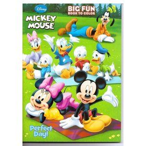 Disney Mickey Mouse and Friends Big Fun coloring Book Perfect Day